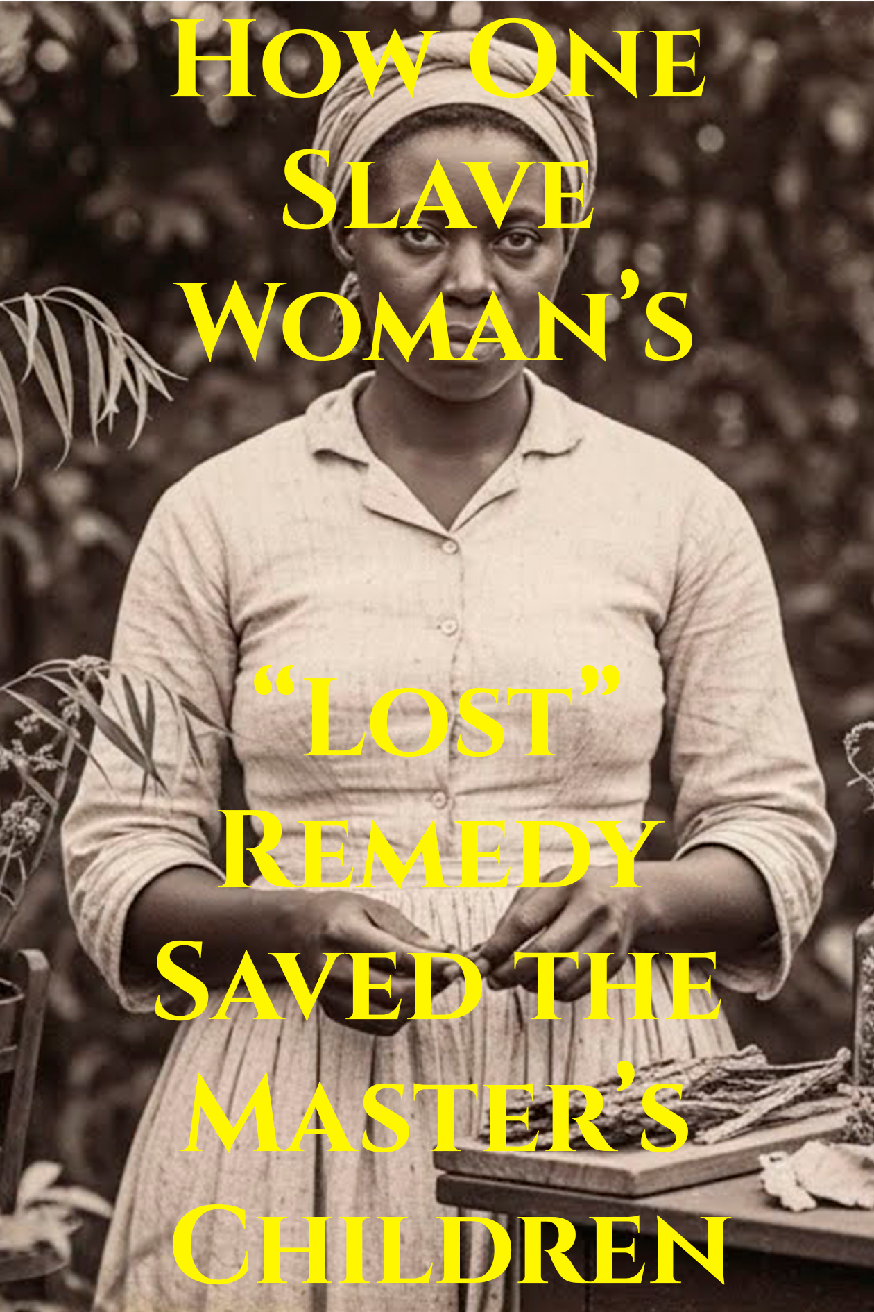 How One Slave Woman’s “Lost” Remedy Saved the Master’s Children